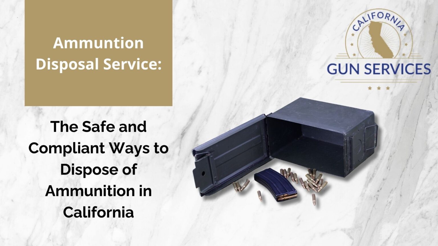 Ammunition Disposal Service The Safe and Compliant Ways to Dispose of