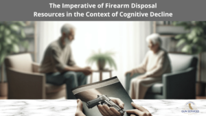image of elderly with dementia and guns in the house