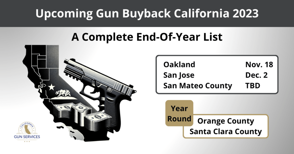 Gun Buyback California 2023 A Complete EndOfYear List