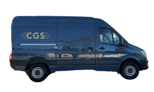 CGS Company Van, equipped for Picking up Gun Collections of Any Size When Selling To CGS