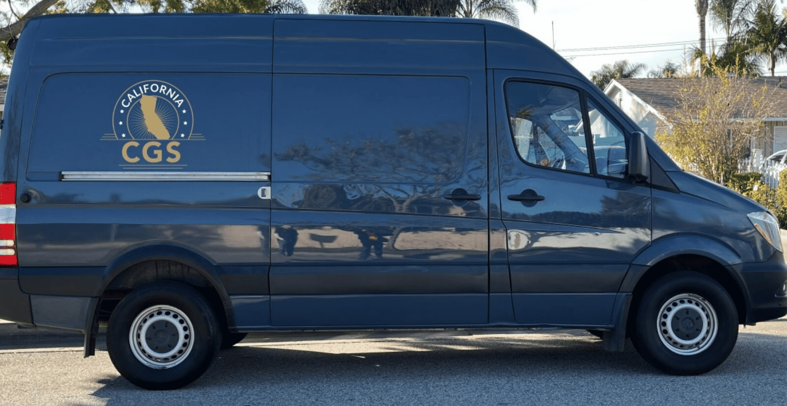 California Gun Services vehicle at a Laguna Woods residence